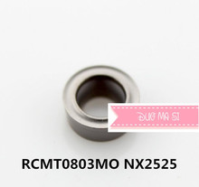 10PCS Turning inserts Metal ceramic insert RCMT0803MO NX2525 Lathe Insert,Suitable for External tool 2024 - buy cheap