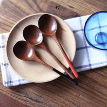 Cuchara de madera de bambú, utensilio de cocina, herramienta para café, té, sopa, cucharadita, Catering, cena, vajilla, accesorios de cocina 2024 - compra barato