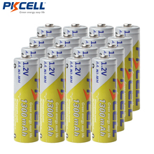 16pcs/lot PKCELL  AA NiMH Rechargeable Battery 1300mAh 1.2V Ni-MH 2A Accumulator Battery Batteries 2024 - buy cheap