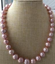 free shipping >>>>9-10mm natural tahitian black pearl necklace 14K 2024 - buy cheap