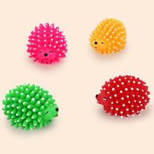Pet Toys Hedgehog Shape Dog Cat Chew Molar Toy Pet Bite Resistant Squeaky Chew Squeaker Playing Toy 1pc 2024 - buy cheap
