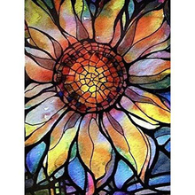 5D DIY Diamond Painting Abstract Sunflower puzzle Mosaic Cross Stitch Full Square/Round Drill Diamond Painting Sticker LG3041 2024 - buy cheap