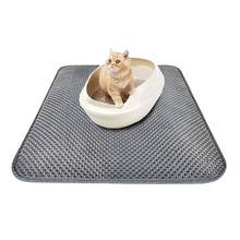 4 Size Cat Litter Mat EVA Double-Layer Cat Litter Trapper Mats with Waterproof Bottom Layer Black Cat Bed Kitten Supplies 2024 - buy cheap