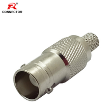 1pc BNC FEMALE CRIMP CONNECTOR RG58 RG59 RG6 OPTIONS 2024 - buy cheap