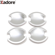For Mitsubishi Outlander 2007-2012 High Quality ABS Chrome Side Door Handle Bowl Cup Cover Trims Auto Parts Accessories 4pcs/set 2024 - buy cheap