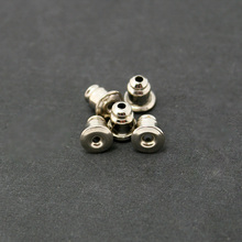 Hot Fashion 5*6mm Ear Plugs 20pcs/lot White K Earring back stopper for Earring Findings FRB015-69 2024 - buy cheap