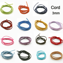 4Meter 3mm Flat Faux Suede Korean Velvet Leather Cord Bracelet Necklace Rope String DIY Jewelry Making Findings Accessories 2024 - buy cheap