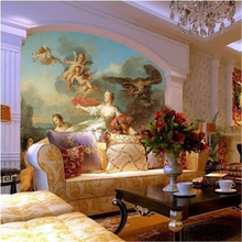 Beibehang-papel tapiz de fondo para pared, revestimiento de pared con foto de Poseidón, estilo de pintura de hoteles, sala de estar, sofá, 3d 2024 - compra barato