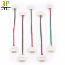 100pcs 3pin 10mm wide connector with 15cm long cable for 10mm led digital strip WS2811,WS2812 no need soldering;plug and play 2024 - buy cheap