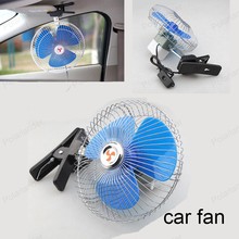 Low Noise Summer auto Air Conditioner Portable Vehicle Cooling Fan 8 inch 12-24 V 25W Mini Electric Car Fan 2024 - buy cheap