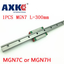 AXK rail mgn7 For 7mm Linear Guide Mgn7 L= 300mm Linear Rail Way + Mgn7c Or Mgn7h Long Linear Carriage For Cnc X Y Z Axis 2024 - buy cheap
