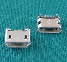 For Mini micro USB jack socket connector charging socket port power plug dock 7 pin Ox horn 100pcs/lot 2024 - buy cheap