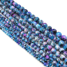 Wholesale 4/ 6/ 8/10mm Glass Beads Round Loose Spaced Beads For Jewelry Making DIY Bracelet Earrings Charms Necklace #02 2024 - buy cheap