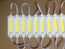 Módulo de luz de led cob com 1000 peças, lâmpada para publicidade 2w, ip65, à prova d'água, dc 12v, luz de fundo segura, branco quente/vermelho/azul 2024 - compre barato