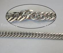 FREE SHIPPING 4 Meters twisted textured metal chain 11x8.5mm M18663 2024 - buy cheap