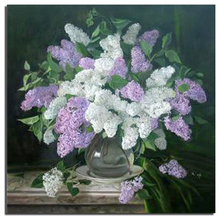 Lilac 5D DIY Diamond Painting Cross Stitch Needlework Diamond Mosaic Diamond Embroidery Flowers Pattern Hobbies And Crafts 2024 - buy cheap