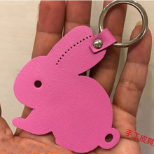 designer leather craft rabbit key hanging decoration template die cutting knife mould diy hand punch tool set 2024 - buy cheap