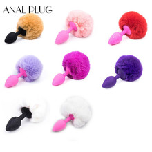 ANAL PLUG Rabbit Girl Tail Sex Toys Silicone Plush Anal plug Cosplay Cute Tail Anal Erotic Toy For Couples Man Women Gay 2024 - buy cheap