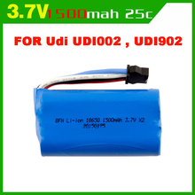 3.7V 1500mAh Lipo Battery For Udi RC UDI012 & UDI 902 RC Boat 2024 - buy cheap