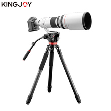 KINGJOY Official K4007/K4207 Heavy Duty Professional Tripod Carbon Fiber Video Camera Tripod Stand For All Models Movil SLR DSLR 2024 - buy cheap