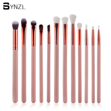 Professional Eye Makeup Brushes 12pcs  makeup brush set Eyeshadow Blending Eyebrow Eyeliner Concealer pincel maquiagem 2024 - buy cheap