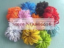 4*50MM 200Pcs Mixed Colors Round Elastic Band Stretch Rope Bungee Cord DIY Hair Accessories 2024 - buy cheap
