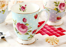 Чашка для чая nespresso, элегантная винтажная керамическая кружка для кофе, свадебный подарок, 300 мл 2024 - купить недорого