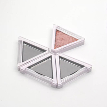 10pc Triangle Empty Eyeshadow Palette DIY Makeup Box Pigment Palette Aluminum Pans Box Without Eyeshadow Tins Makeup Tools 2024 - compre barato