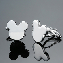 DY The new high-quality Mini animal mouse Silvery Cufflinks fashion Men's French shirt Cufflinks free shipping 2024 - buy cheap