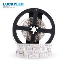 LUCKYLED-Tira de luces LED de 5M, cinta Flexible de luces LED de 12v, resistente al agua 5050 2835 SMD, 60LED/m 2024 - compra barato