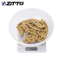 11s SL Golden half hollow Chain 22s 11 Speed MTB Mountain Bike Road High Quality Durable Gold for Parts K7 System ZTTO 2024 - buy cheap