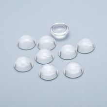 12mm Round Clear Glass Dome Cabochon Cameo Setting for Jewelry Making 100pcs 7683 2024 - buy cheap