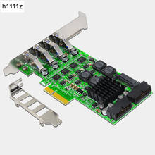H1111Z Плата расширения PCI Express USB 3,0 PCI-E 19 Pin USB 3,0 адаптер PCI-E к USB 3,0 контроллеру PCI E PCIE USB3.0 карта расширения 2024 - купить недорого