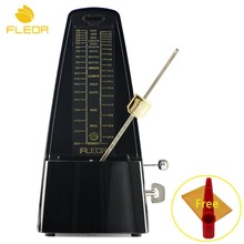 FLEOR Black Universal Mechanical Metronome Winding Mechanism Metronome for Piano Violin 2024 - buy cheap