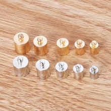50Pcs 7mm KC Gold/Rhodium Color Round Leather Cord For DIY Brass Bell Buckle Clasps Hooks Crimp End Beads Caps Jewelry Findings 2024 - buy cheap