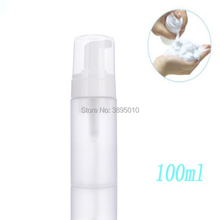 50pcs 100ml 150ml Empty cosmetic facial Cleanser wash cream Plastic Frosted liquid soap Foam bottle foamer pump Container F865 2024 - buy cheap