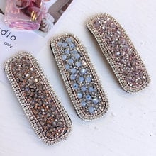 Sweet square Rhinestone zircon Hair Barrette Hair Clip Hairpin Girls Shining Crystal Hair Accessories Women Headdress Wholesale 2024 - buy cheap