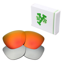 2 Pairs Mryok Anti-Scratch POLARIZED Replacement Lenses for Oakley Frogskins Sunglasses Silver Titanium & Fire Red 2024 - buy cheap