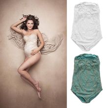 Maternity Lace Rompers for Pregnancy Photography Props Pregnant Women Photo Shoot Lace Jumpsuit Clothes fotografia 2024 - buy cheap