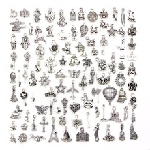 1 pack/lot Antique Silver Color Mixed Style Charms Pendants Animal Pendant Charms for DIY Bracelet Jewelry Making Findings 2024 - compre barato