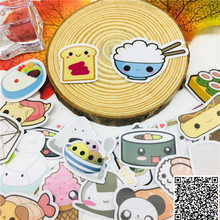 40 pcs Cartoon cuisine Stickers for Car Motorcycle Phone book Travel Luggage kids toys Funny decoration Sticker Bomb Decals 2024 - buy cheap