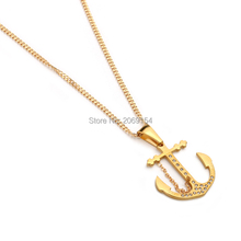 Women Necklace Gold Jewelry  Charm Pendant With Crystal Fashion Stainless Steel Trendy Choker Necklace For Female Gift 2024 - buy cheap