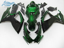 100% Injection Fairing kits for Suzuki GSXR 600 06 07 K6 750 racing fairings kit GSXR 750 2006 2007 green black parts 2024 - buy cheap