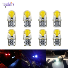 100Pcs Auto Led 194 T10 W5W LED COB Car Light License Plate Reading Side Light Lamp Bulb DC 12V Cold White Blue Wholesale 2024 - buy cheap