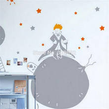cute creative for kids rooms little prince and the fox Removable Vinyl wall stickers home decoration 2024 - buy cheap