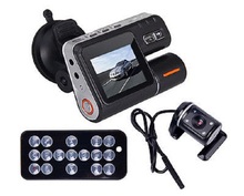 Car DVR HD DVR 120 Car Dash Cam Recorder 720P Dual Camera Cam Recorder LED Night Vision 2 Inch TFT LCD Remote Control 2024 - buy cheap