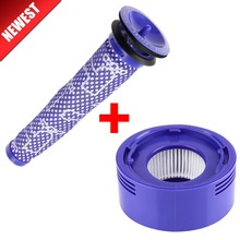 Pre Filter + HEPA Post-Filter kit for Dyson V7 V8 Vacuum Replacement Pre-Filter (DY-96566101) and Post- Filter (DY-96747801) 2024 - купить недорого