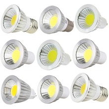 10X Led Dimmable Bulbs GU10 E27 E14 MR16 AC DC 12V LED COB Spotlight 6W 9W 12W 220V 110V Spot Light Bulb High Power lamps 2024 - buy cheap