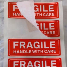 JX-LCLYL 100pcs Fragile Handle With Care Label Sticker Warning Stickers 75*25mm Fragile Warning Label Sticker 2024 - buy cheap