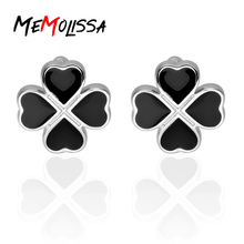 MeMolissa Cufflinks for Mens Shirt Cuff Enamel Black Flower Cufflinks High Quality Get-together Gift wedding gemelos abotoaduras 2024 - buy cheap